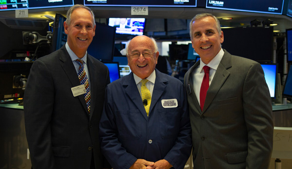 Tom McCabe and Steve Linden at the NYSE